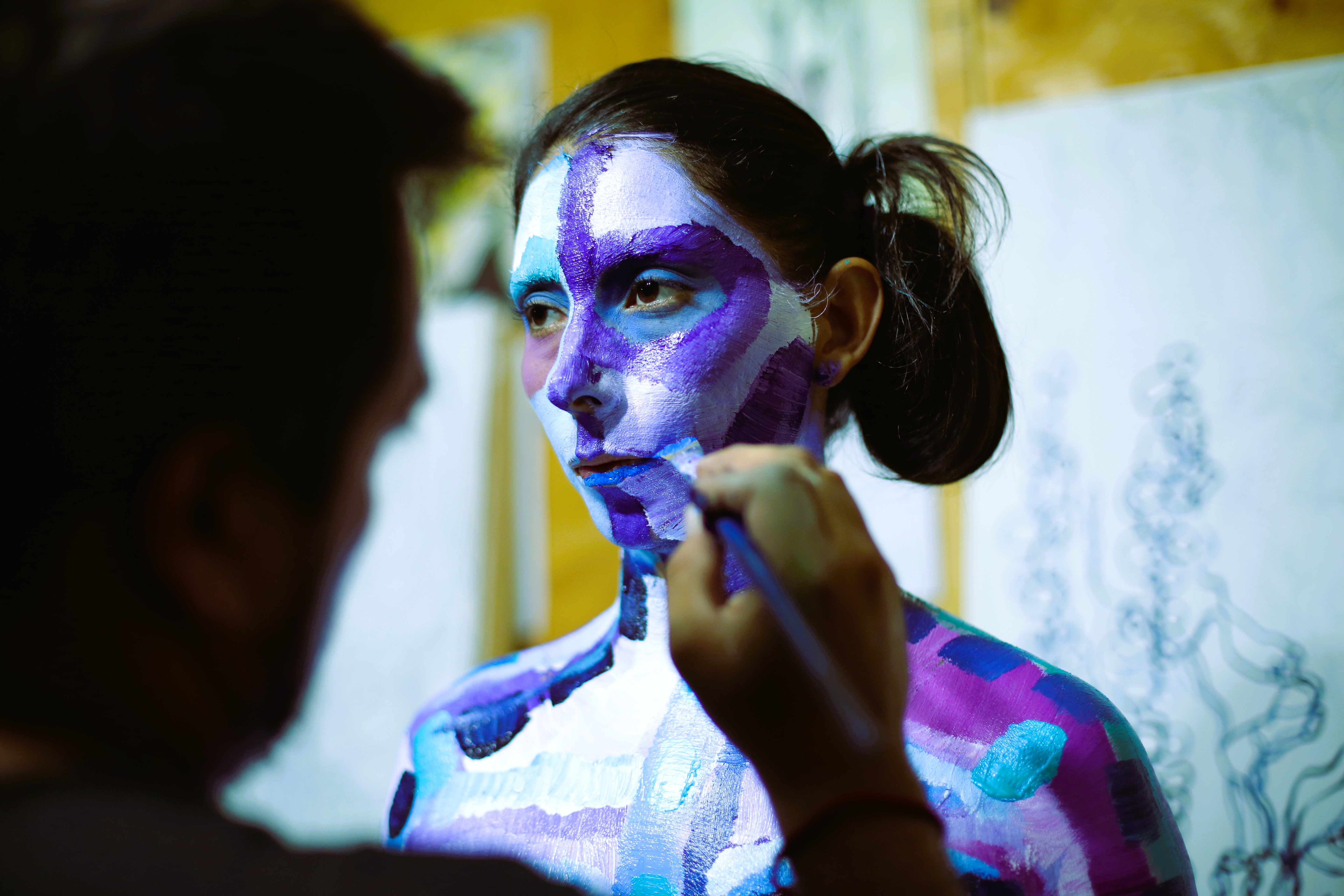 07.3 - SERIE: MUJER AZUL III - CUERPOS PINTADOS - 2014–2019